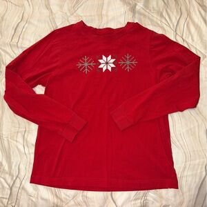 Pajamagram Red‎ Long Sleeve Pajama Top